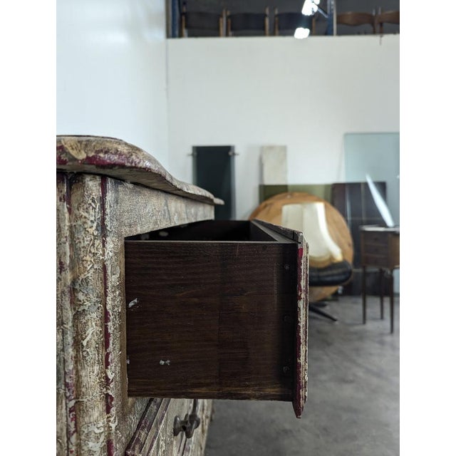 Louis XV Style Patinated Chest of Drawers For Sale - Image 5 of 9