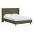 Jordan King Wingback Platform Bed in Zuma Laurel For Sale