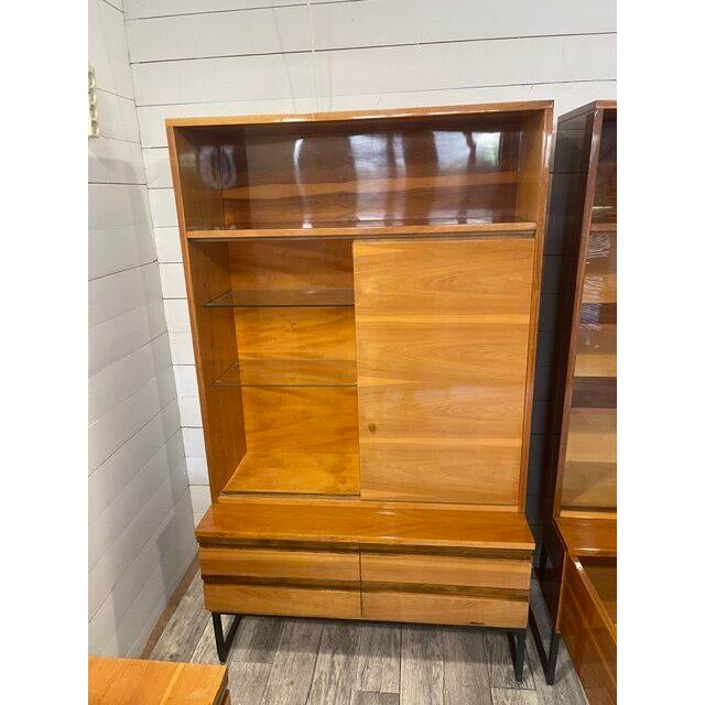 Wood Vintage Closets and Chest of Drawers from Novy Domov, Spisska Nova Vess, 1970s, Set of 4 For Sale - Image 7 of 18