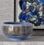 Coastal Rat Pack Blue Grande Bowl For Sale - Image 3 of 3