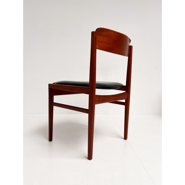 Mid-Century Danish Dining Chairs attributed to Henning Kjærnulf for Korup Stolefabrik, 1960s, Set of 4 For Sale - Image 11 of 18