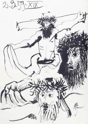 1980s "Toros y Toreros 27" Lithograph After Pablo Picasso