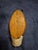 The object is a hand-carved wood decoy depicting a Canada goose (Branta canadensis), characterized by its distinctive...