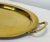 Vintage Large Oval Brass Handled Tray For Sale In Kansas City - Image 6 of 7
