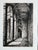 French Antique French Etching Chateau Chambord Interior With Grand Staircase For Sale - Image 3 of 5