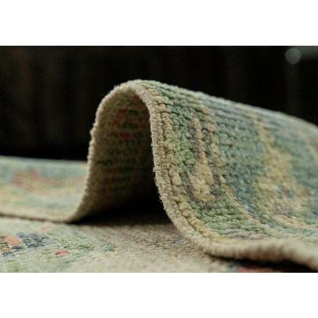 Textile Turkish Oushak Rug 2'3" x 6'2" #20219 For Sale - Image 7 of 8