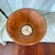 Brown Iron Three Leg Lamp With Copper Shade For Sale - Image 8 of 11