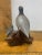 Vintage Carved Shorebird With Chicks on Burl Wood Base For Sale In Dallas - Image 6 of 6