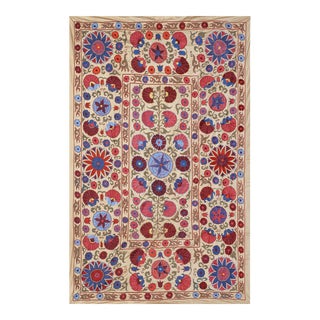 Silk Suzani Suzani Wall Hanging Decor For Sale