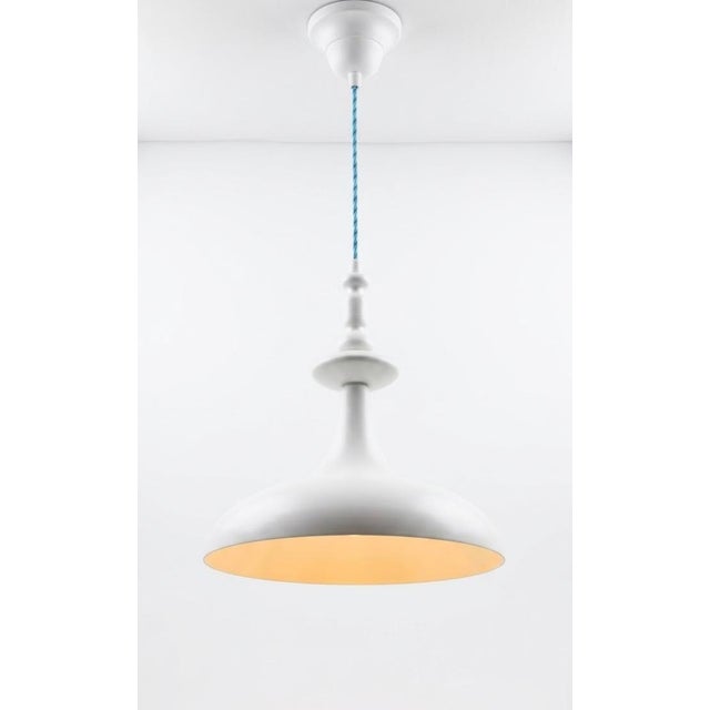 White Danish Lamp by Henrik Perdesen, 2000s For Sale - Image 4 of 4
