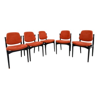 Vintage Chairs by Arne Vodder for France & Son, 1960, Set of 5 For Sale