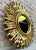Mid-Century French Sunburst Mirror in Gold, 1950s For Sale - Image 4 of 12
