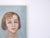 1970s 1970s French Oil Portrait Painting of a Blue Eyed Girl For Sale - Image 5 of 8