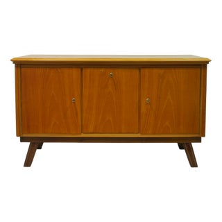 Mid-Century Modern German Sideboard with Integrated Bar, 1960s For Sale