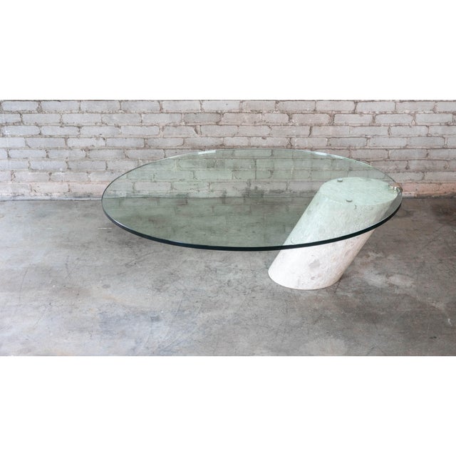 Ronald Schmitt Vintage Ronald Schmitt 'K1000' Attr. Travertine Coffee Table, C. 1970s. For Sale - Image 4 of 18