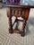 English Style Oak Drop Leaf Side Table For Sale - Image 4 of 13