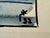 Henry Emil Salloch Original Watercolor on Paper Expressionist Waterfront Village, 1932. For Sale - Image 4 of 6