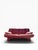 Red 1980s Postmodern Red Leather Sofa in the Style of Nicoletti Salotti For Sale - Image 8 of 8