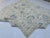Cream Oushak Handmade Wool Rug in Cream and Light Blue For Sale - Image 8 of 11