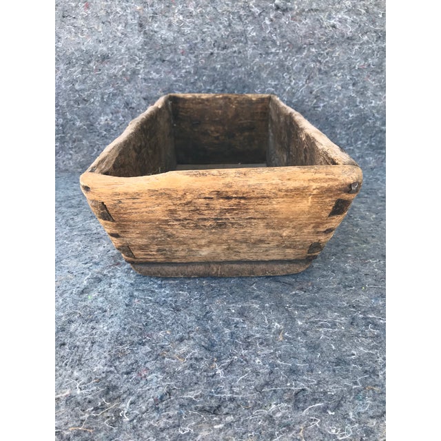 Wood Reduced Late 19th Century Early Primitive Large Hand Hewn Grain, Rice, Feed Farm House Scoop With Single Handle For Sale - Image 7 of 13