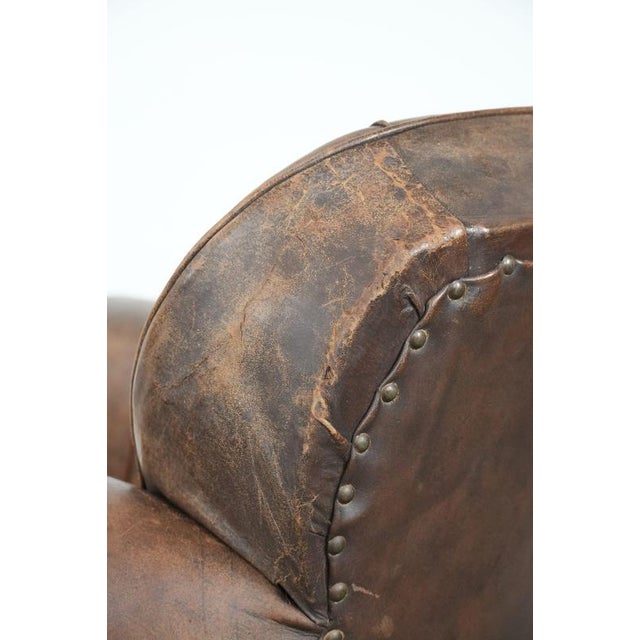 Antique Sheepskin and Wood Armchair For Sale - Image 13 of 14