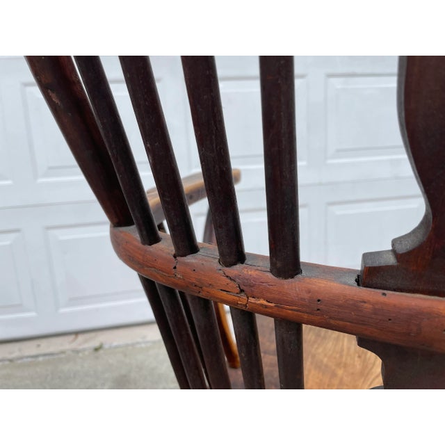 Antique Windsor Chair For Sale In Los Angeles - Image 6 of 11