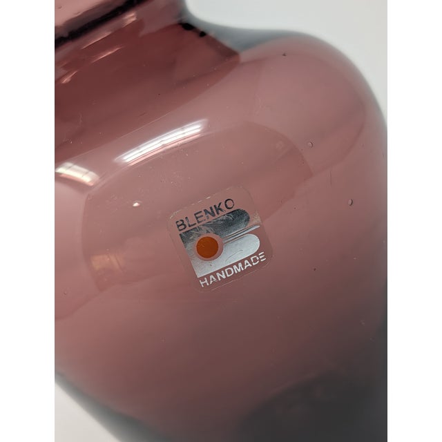 Mid-Century Modern Vintage and Hand Blown Amethyst Glass - 8 Piece Curation Including Blenko and Cambridge Glass For Sale - Image 3 of 18