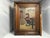 Antique Folk Art Oil Painting: Young German Boy with Spoon For Sale - Image 9 of 9