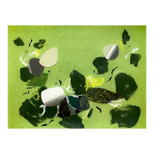 "Sour Boombox V" Original Mixed Media Collage by Zac Woodiel