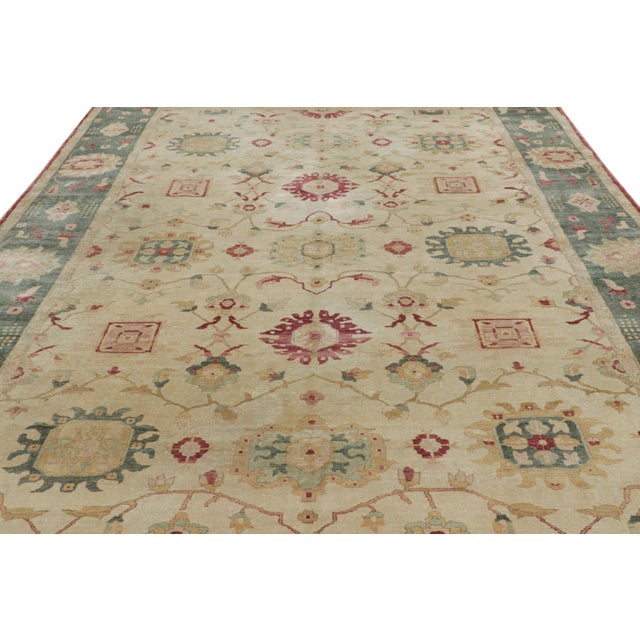 Hand-knotted in wool, this 9x14 rug from Rug & Kilim's Modern Classics Collection is inspired by antique Persian rugs of...