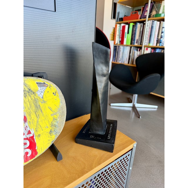 1980s Led Zeppelin “The Object” Reproduction Presence Promo Statue Number 641/1000 Swan Song For Sale - Image 14 of 18