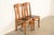 Mission Heywood Wakefield Antique Mission Oak Arts & Crafts Side Chairs or Dining Chairs, Pair For Sale - Image 3 of 15
