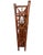 Vintage Chinoiserie Tortoiseshell Bamboo & Rattan 4-Tier Etagere Bookshelf For Sale - Image 9 of 12