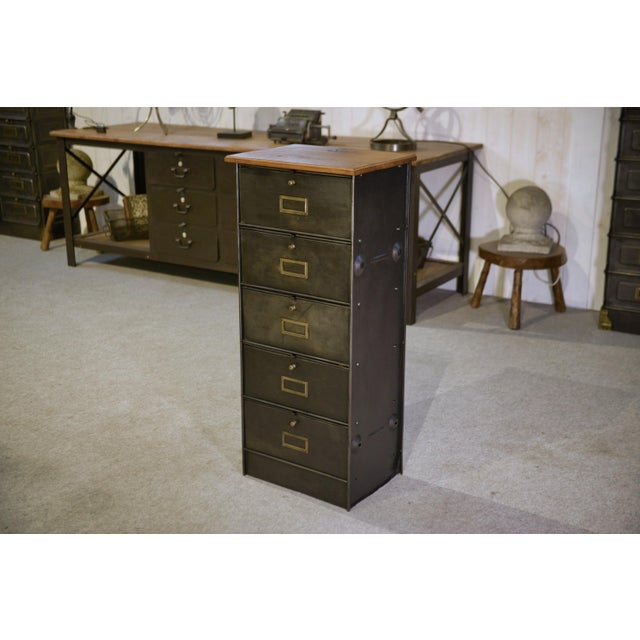 Ronéo 5-Door Filing Cabinet from Roneo, 1950s For Sale - Image 9 of 10