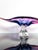 Glass Pink and Purple Art Glass Centerpiece Bowl for Chřibská, Czechoslovakia, 1960s For Sale - Image 7 of 12