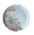 Shabby Chic Set of Three Antique Porcelain Hand-Painted Plates Pastel Spring Florals For Sale - Image 3 of 5