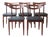 Danish Teak Dining Chairs in the manner of Henry Walter Klein, 1960s, Set of 5 For Sale