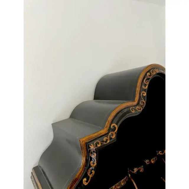 Baker Furniture McMillen Collection Venetian Chinoiserie Secretary For Sale In Los Angeles - Image 6 of 11
