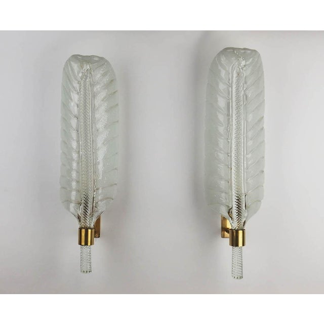 Glass Wall Sconces attributed to Andrea Arbus for Veronese, 1960s, Set of 2 For Sale - Image 15 of 15