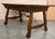 20th Century Solid Walnut Baroque Lyre-Leg Trestle Refectory Desk Writing Table For Sale In Miami - Image 6 of 11