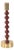 Sharma Crimson Gold Rounded Candlestick- Tall For Sale