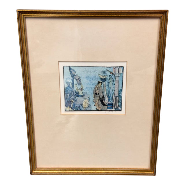 Christine Peirano “Kimono Series #9” Collage, Framed For Sale