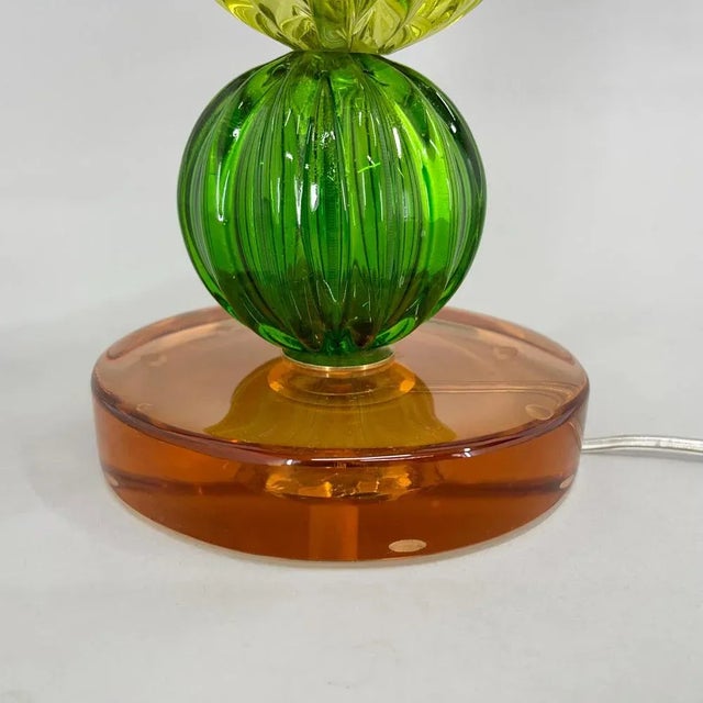 1990s Murano Glass Mushroom Table Lamp, Italy, 1990s For Sale - Image 5 of 10