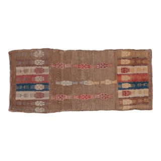 Vintage Distressed Oushak Rug Runner - 1'11" X 4'2" For Sale