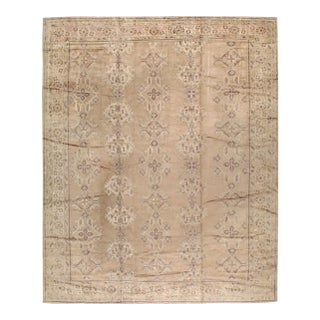 Galerie Shabab Collection Mid-20th Century Turkish Oushak Large Room Size Carpet For Sale