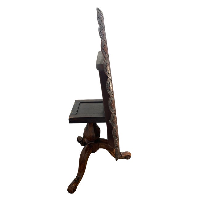 Late 19th Century Napoleon III Style Tilt-Top Entry Table With Burl Wood and Inlay For Sale - Image 15 of 18