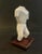 White Cubist Marble Male Torso Sculpture on a Wood Base by Scott Donadio, 9” High For Sale - Image 8 of 9
