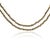Contemporary 73 Ct Pyrite Beaded Double Strand Necklace With Silver Clasp 2.8mm Beads 18” Long For Sale - Image 3 of 18