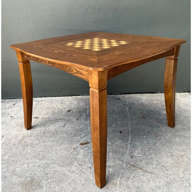 Vintage Reversible Game Table For Sale - Image 10 of 12