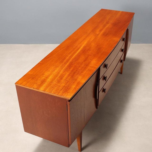 Vintage Sideboard in Teak Veneer, 1960s For Sale - Image 9 of 11